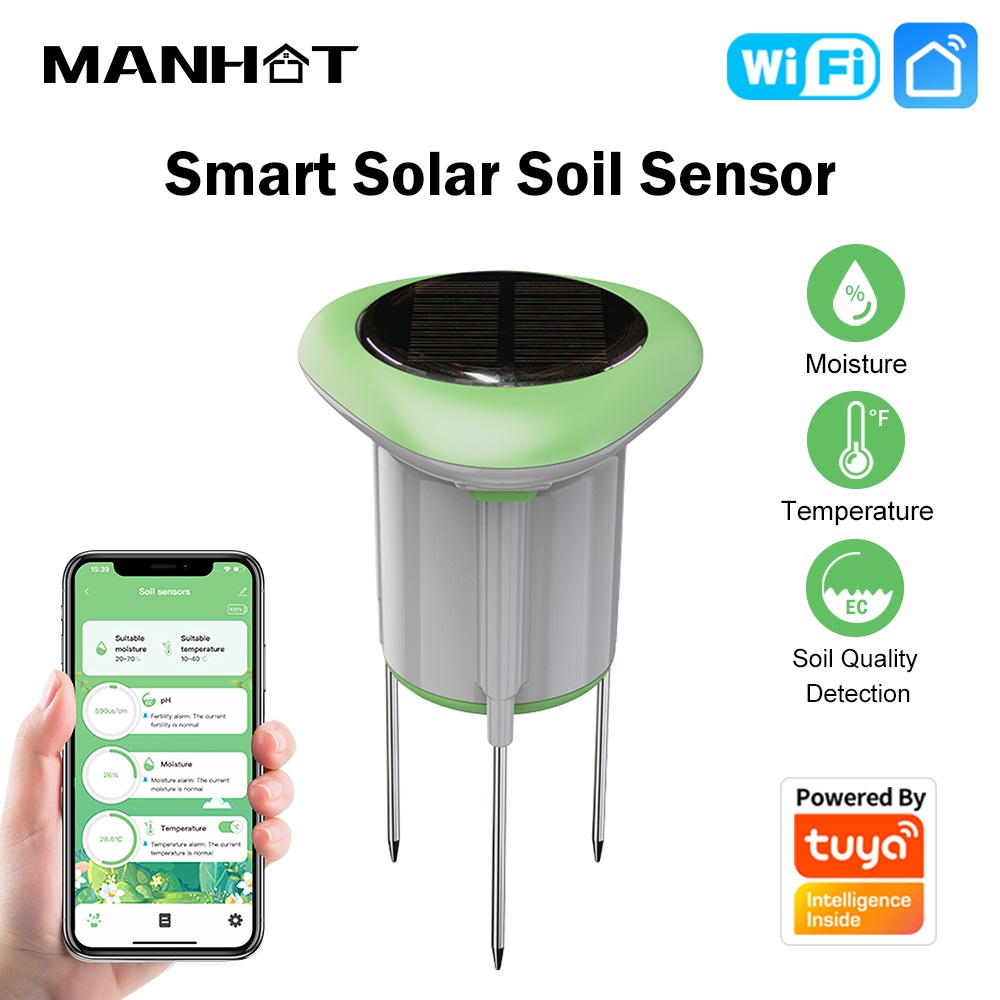 MANHOT WiFi Smart Solar Soil S - Smart Garden Is のレビューと価格