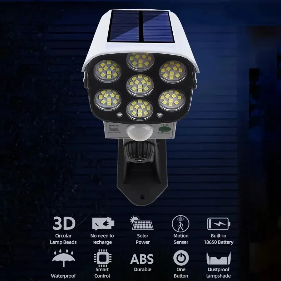 Outdoor Motion Sensor Solar Li - Smart Garden Light Camera のレビューと価格