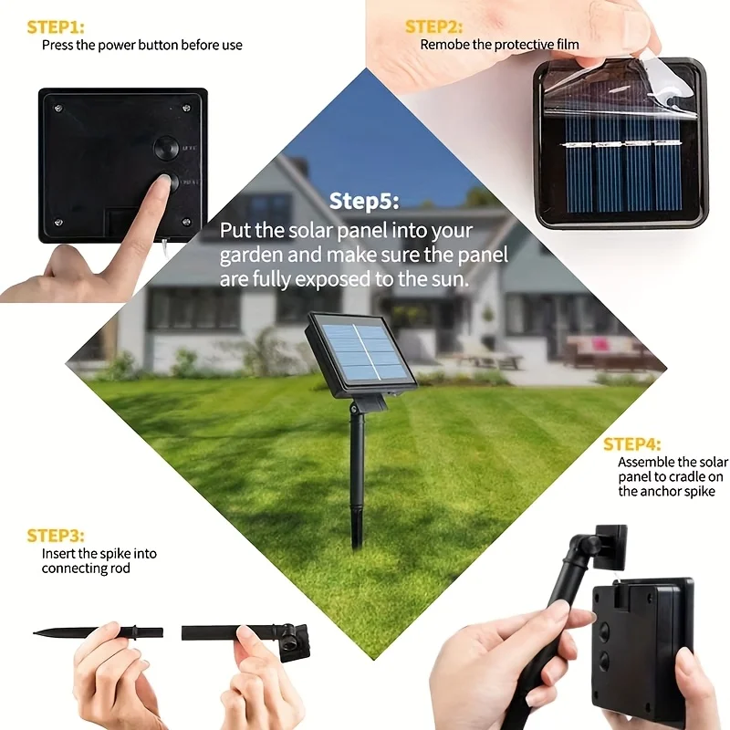LED String Lights Garden Outdo - Smart Garden Light Camera のレビューと価格