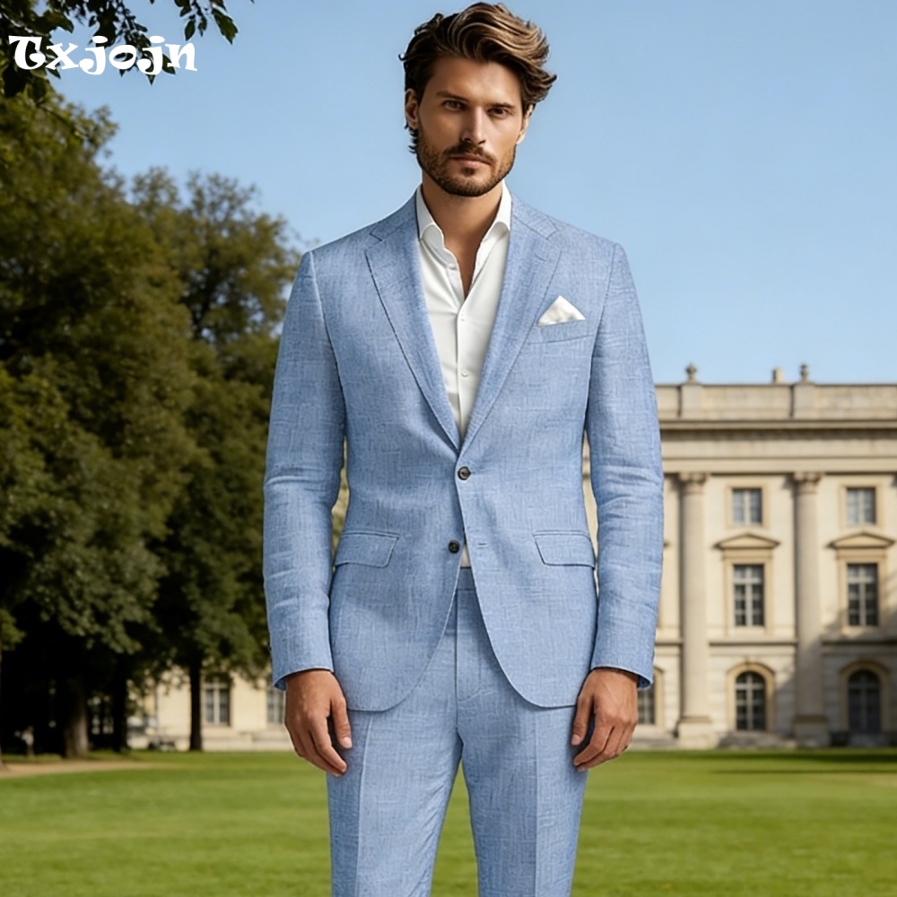 Premium Linen Peak Lapel Suit  - Smart Garden Offices のレビューと価格
