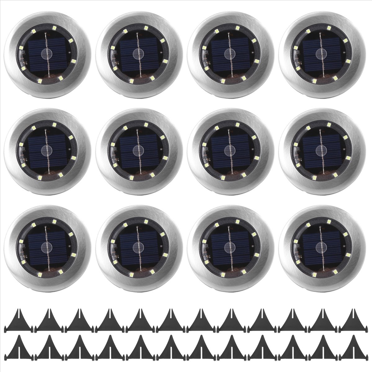 *A14E 12 Pack Solar Lights Out - Smart Garden Light Camera のレビューと価格