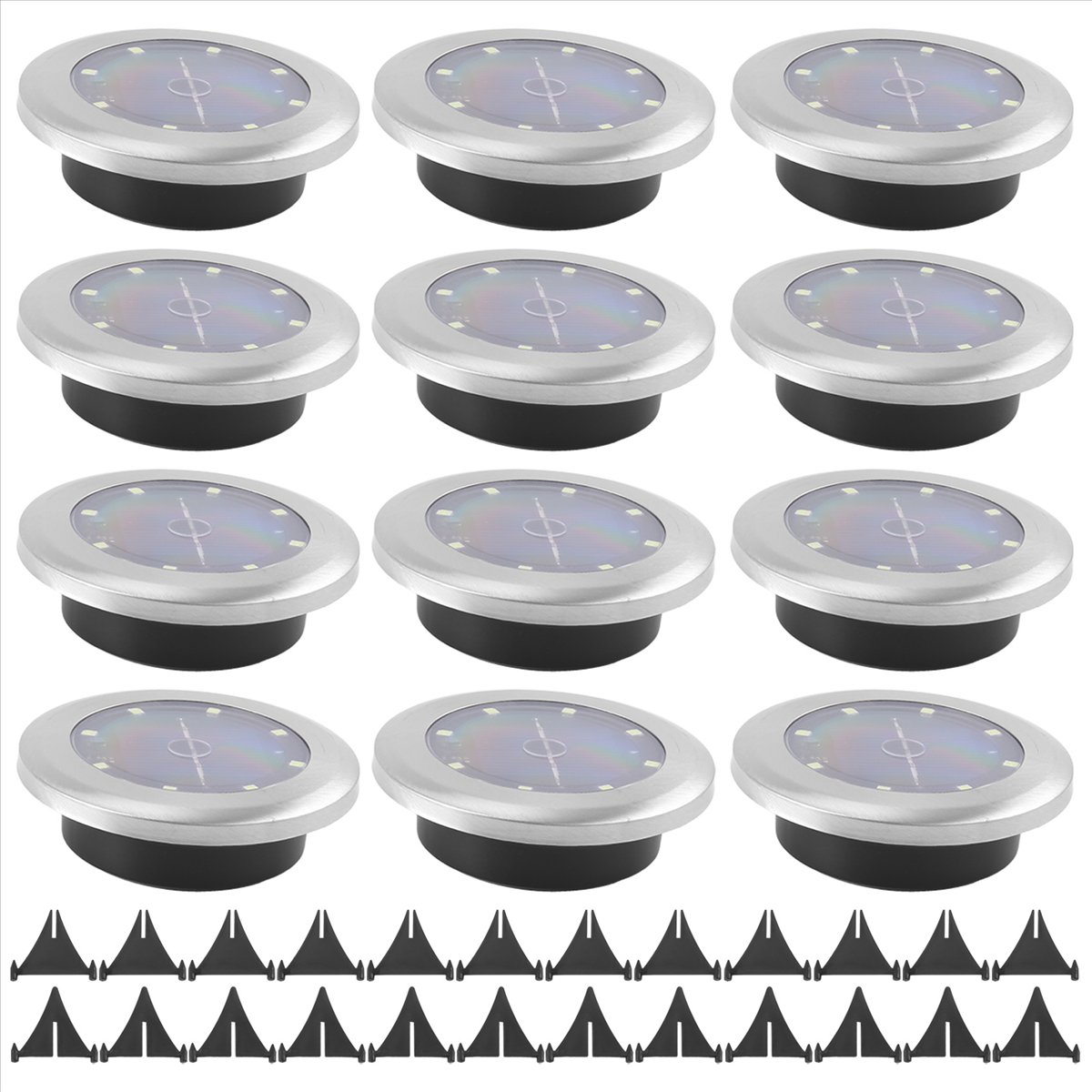 *A14E 12 Pack Solar Lights Out - Smart Garden Light Camera のレビューと価格