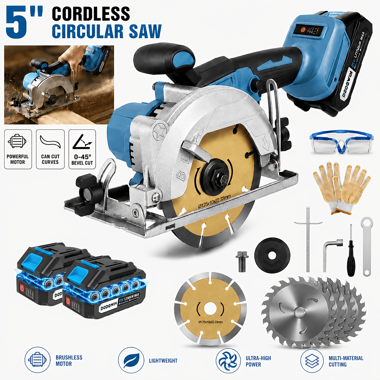Brushless Circular Saw Kit - 2 - Smart Garden Is のレビューと価格