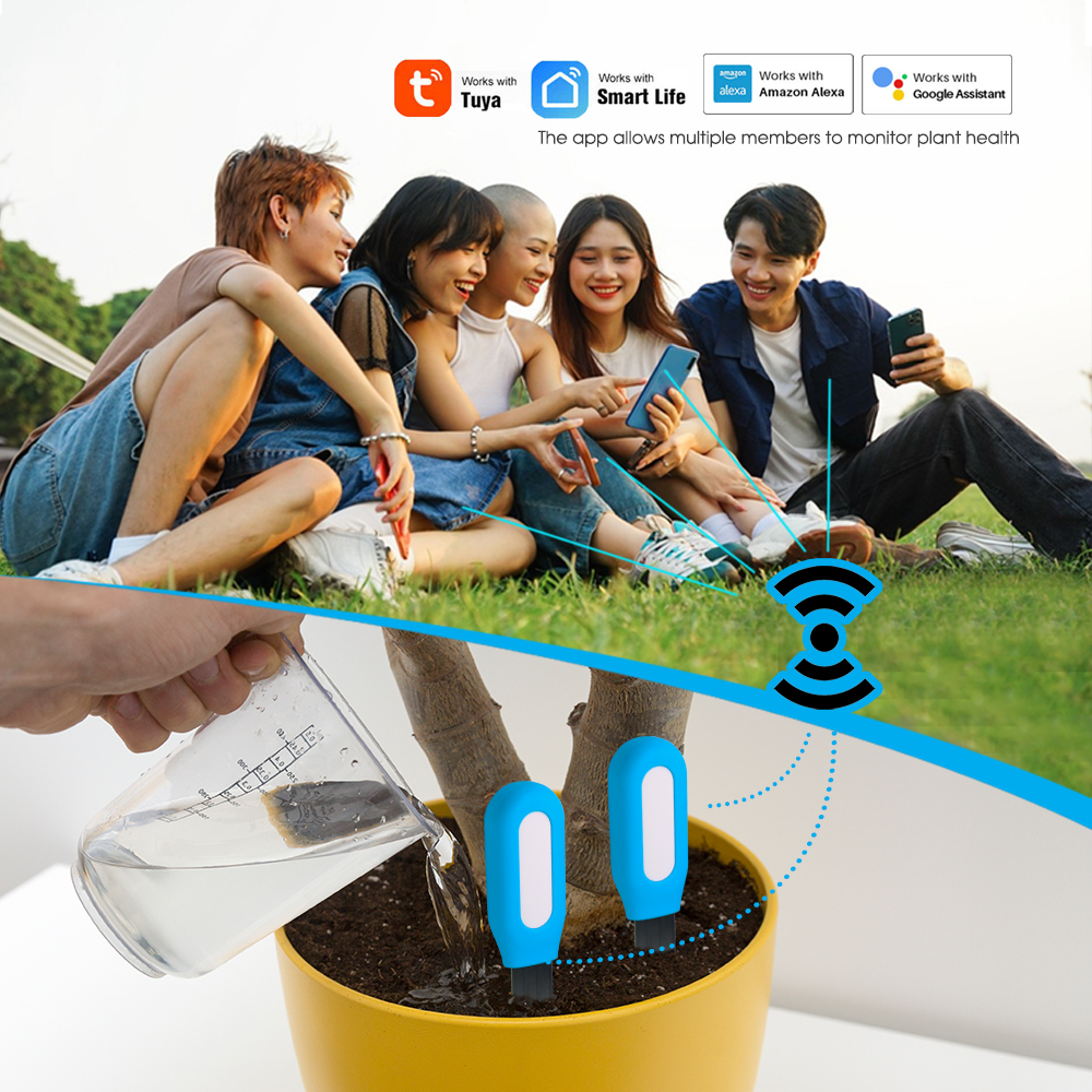 1PCS Tuya Zigbee Soil Sensor H - Smart Garden Is のレビューと価格