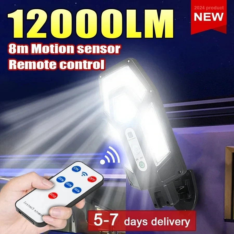 12000LM Powerful Solar Wall La - Smart Garden Light Camera のレビューと価格
