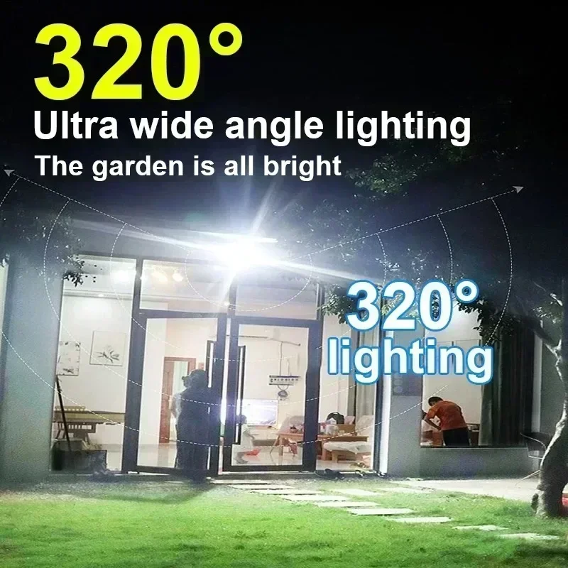 12000LM Powerful Solar Wall La - Smart Garden Light Camera のレビューと価格