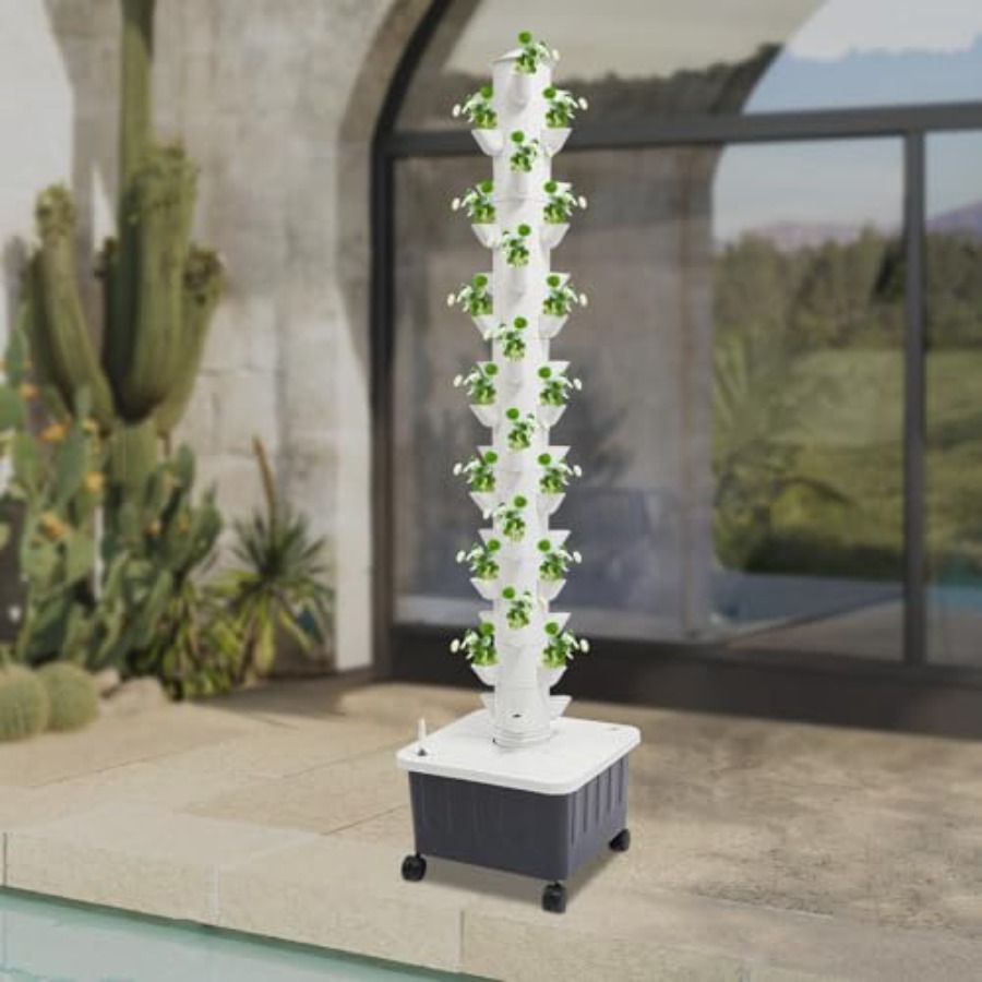 15-Tier Hydroponic Growing Tow - Indoor Herb Garden Kit のレビューと価格