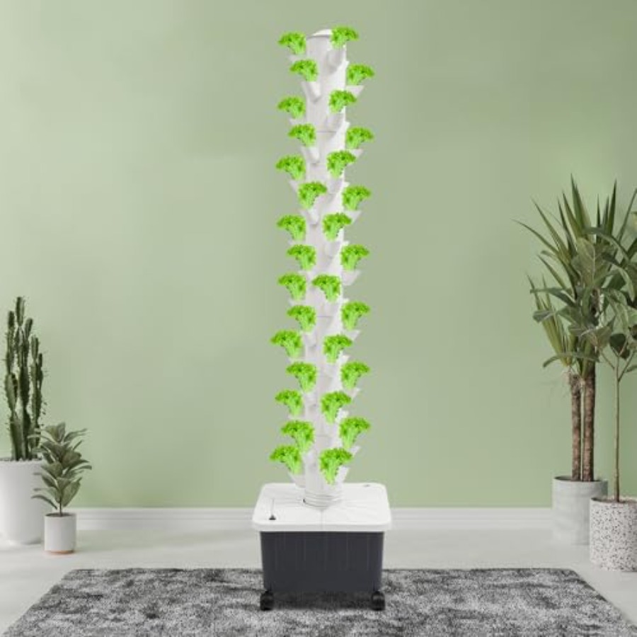 15-Tier Hydroponic Growing Tow - Indoor Herb Garden Kit のレビューと価格