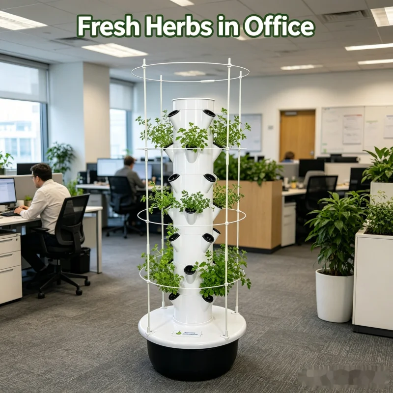 Smart Vertical Hydroponic Towe - Indoor Herb Garden Kit のレビューと価格