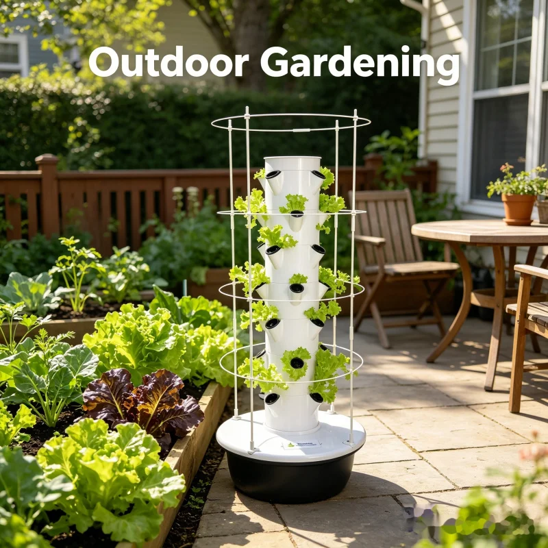 Smart Vertical Hydroponic Towe - Indoor Herb Garden Kit のレビューと価格