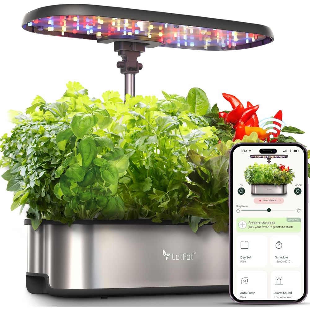 12-Pod Hydroponic Herb Garden  - Indoor Herb Garden Kit のレビューと価格