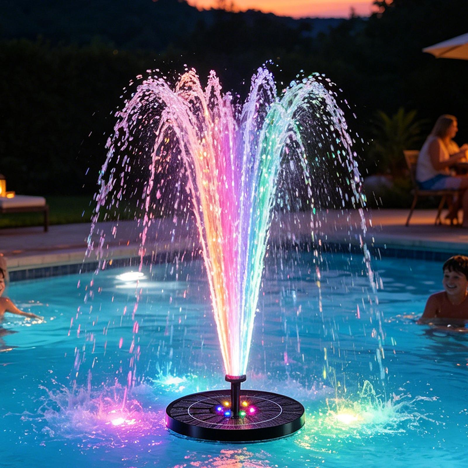 Floating Solar Bird Bath Fount - Smart Garden Light Camera のレビューと価格
