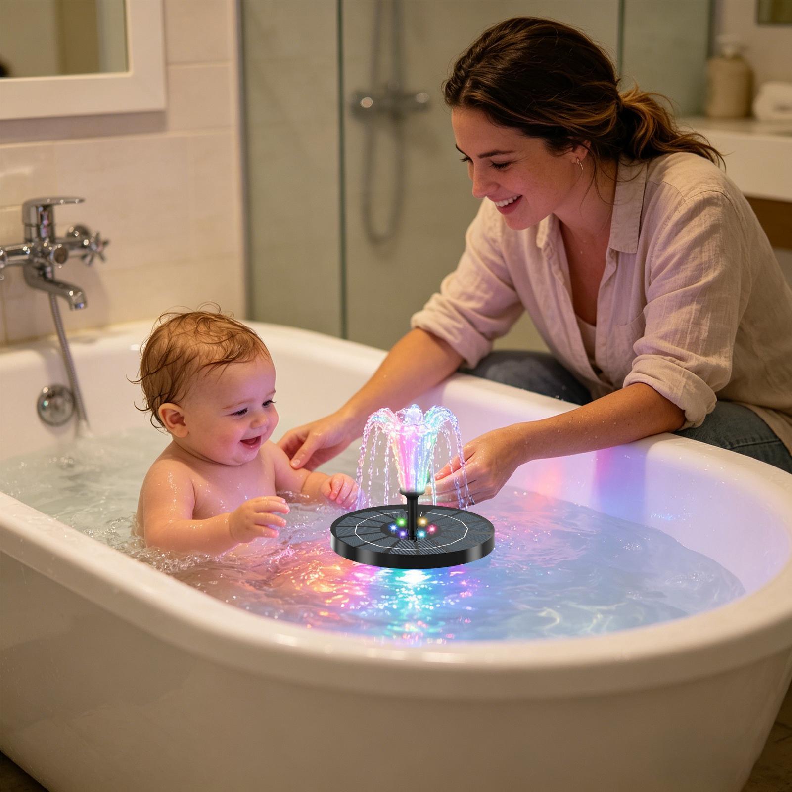 Floating Solar Bird Bath Fount - Smart Garden Light Camera のレビューと価格