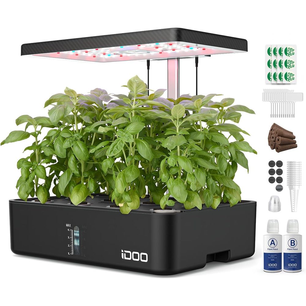 12-Pod Indoor Herb Garden Kit  - Indoor Herb Garden Kit のレビューと価格