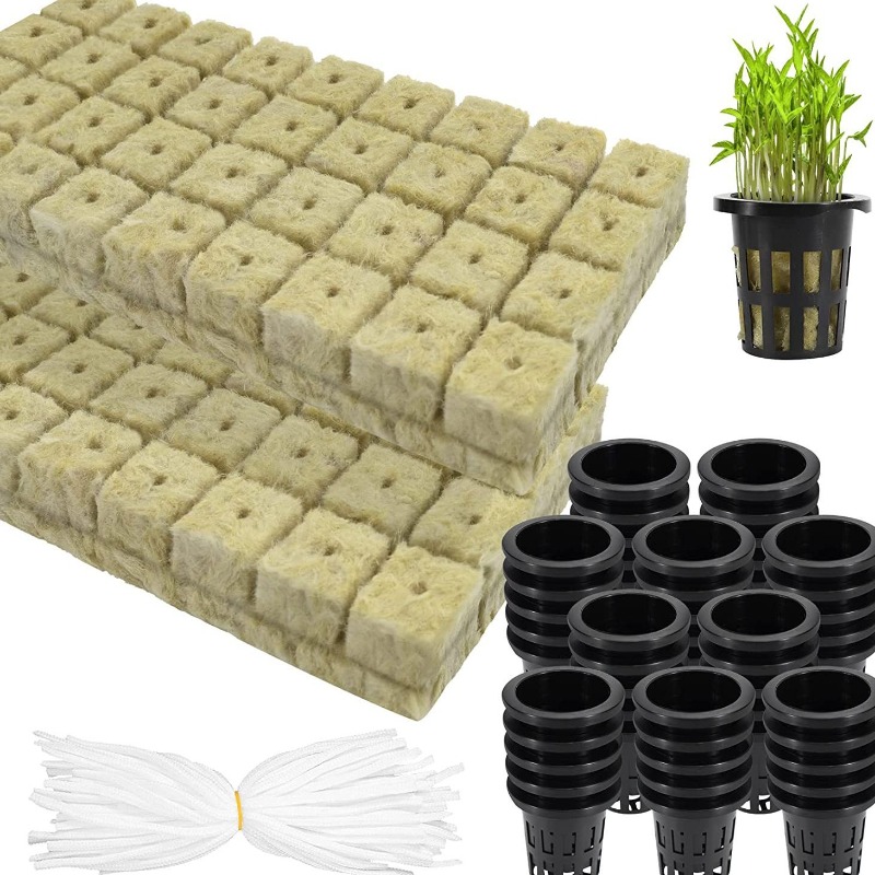 72-Pack Hydroponic Rockwool Cu - Indoor Herb Garden Kit のレビューと価格
