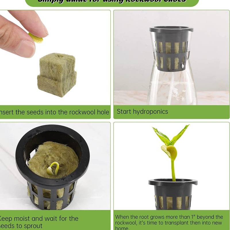 72-Pack Hydroponic Rockwool Cu - Indoor Herb Garden Kit のレビューと価格