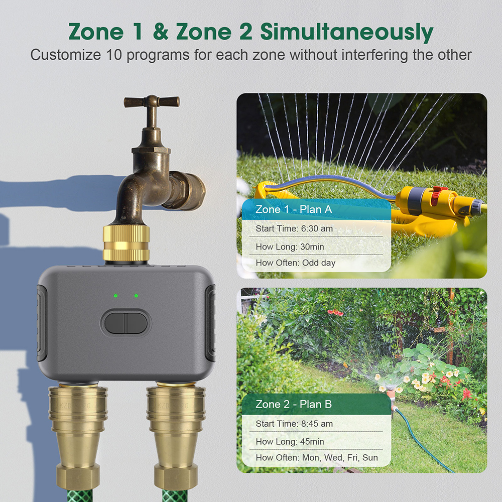 Tuya 2 Zone Watering Timer Gar - Smart Garden Is のレビューと価格