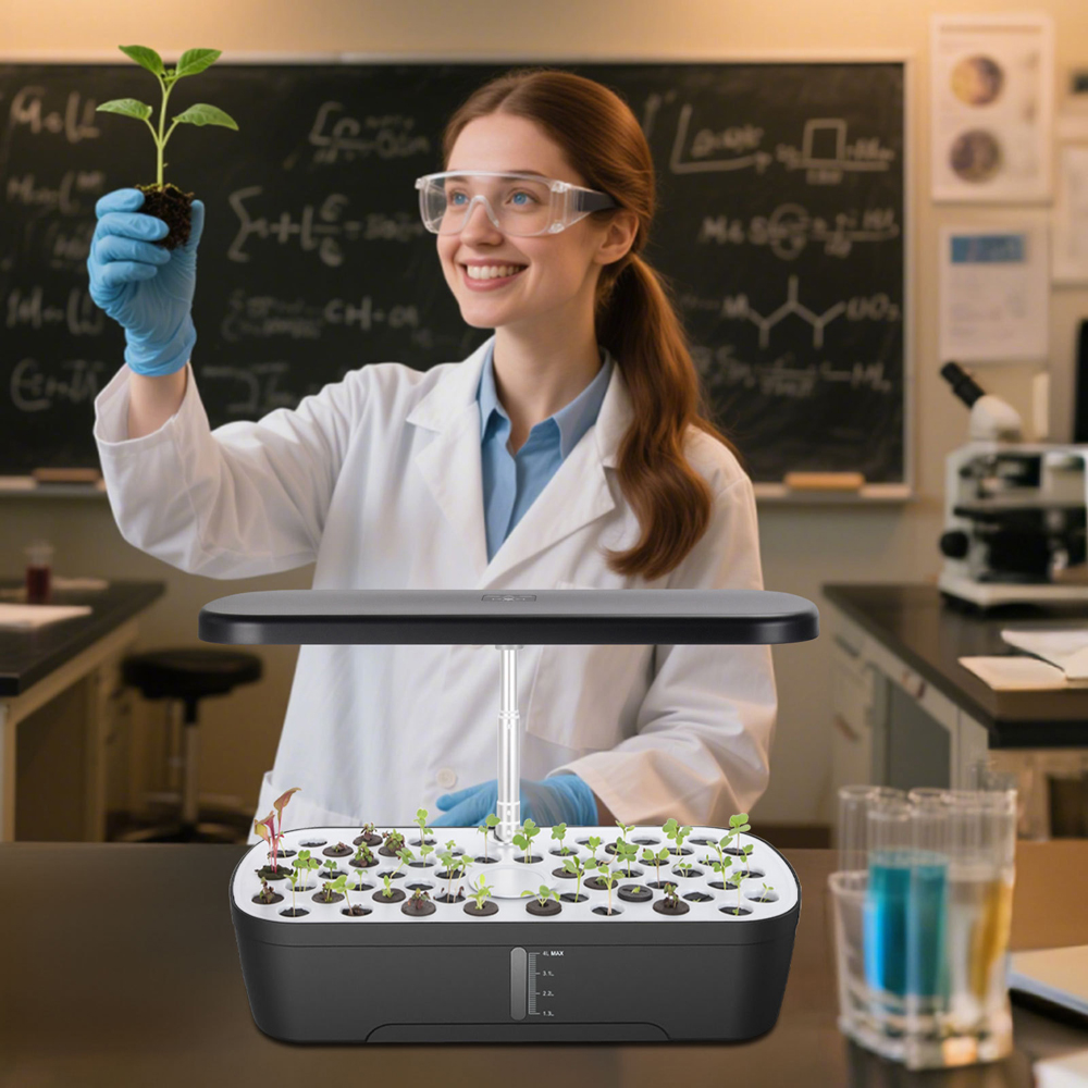 Newest 52 Plant Pots Hydroponi - Indoor Herb Garden Kit のレビューと価格